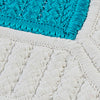 Colonial Mills Rope Walk CB92 Turquoise Area Rug Closeup Image
