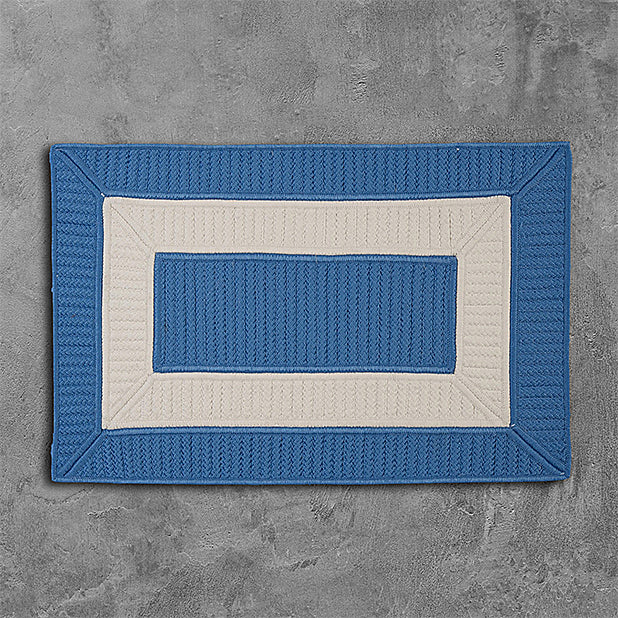 Colonial Mills Rope Walk CB95 Blue Ice Area Rug main image
