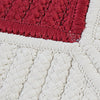 Colonial Mills Rope Walk CB97 Red Area Rug Closeup Image