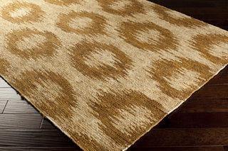 Surya Columbia CBA-101 Gold Hand Woven Area Rug 5x8 Corner