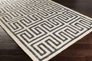 Surya Columbia CBA-113 Navy Hand Woven Area Rug 5x8 Corner