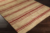 Surya Columbia CBA-120 Cherry Hand Woven Area Rug 5x8 Corner