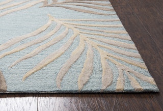 Rizzy Cabot Bay CA370A Seafoam Area Rug Corner Image