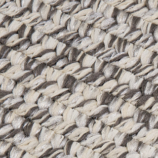 Colonial Mills Corsica CC19 Silver Shimmer Area Rug Close Up 