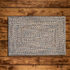 Colonial Mills Corsica CC49 Lake Blue Area Rug On Wood 