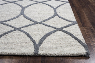 Rizzy Caterine CE9482 Khaki Area Rug Edge Shot