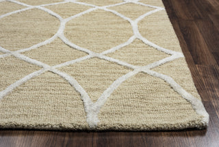 Rizzy Caterine CE9488 Beige Area Rug Edge Shot