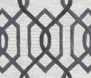 Rizzy Caterine CE9526 Grey Area Rug Detail Shot