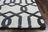 Rizzy Caterine CE9526 Grey Area Rug Edge Shot