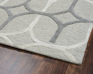 Rizzy Caterine CE9653 Grey Area Rug Corner Shot