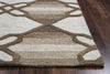 Rizzy Caterine CE9721 Khaki Area Rug Edge Shot