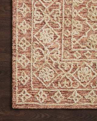 Loloi Cecelia CEC-01 Rust / Natural Area Rug Corner Image