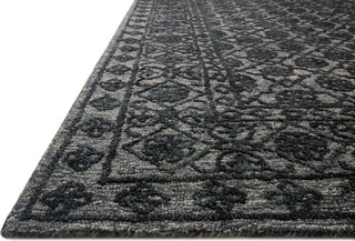 Loloi Cecelia CEC-01 Smoke / Dk Grey Area Rug Corner Image