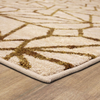 Karastan Artisan Celeste Brushed Gold Area Rug by Scott Living Lifestyle Image