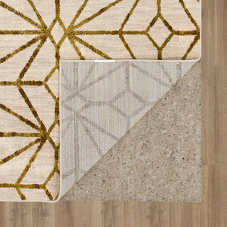 Karastan Artisan Celeste Brushed Gold Area Rug by Scott Living Back Image