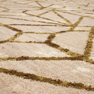 Karastan Artisan Celeste Brushed Gold Area Rug by Scott Living Lifestyle Image