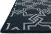 Loloi Celine CF-01 Black / Grey Area Rug Corner Shot