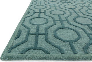 Loloi Celine CF-02 Aqua / Teal Area Rug Corner Shot