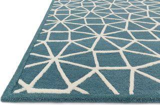 Loloi Celine CF-03 Blue / Ivory Area Rug Corner Shot