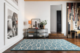 Loloi Celine CF-03 Blue / Ivory Area Rug Room Scene Feature