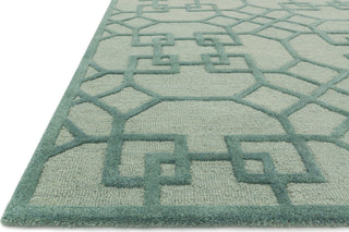 Loloi Celine CF-04 Mist / Aqua Area Rug Corner Shot