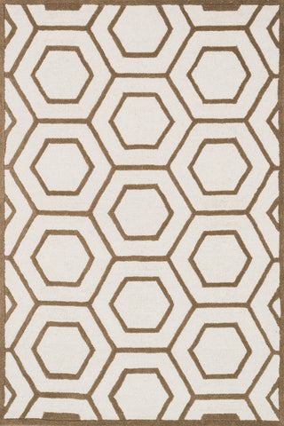 Loloi Celine CF-07 Ivory / Taupe Area Rug main image