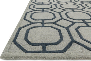 Loloi Celine CF-08 Grey / Charcoal Area Rug Corner Shot