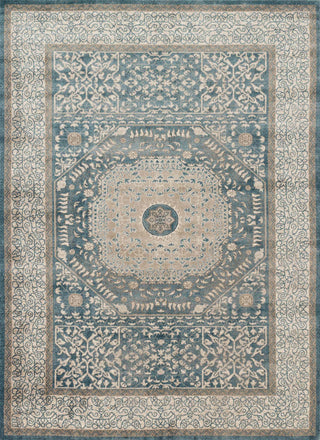 Loloi Century CQ-01 Blue / Sand Area Rug Main Image