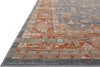 Loloi Century CQ-08 Grey/Terracotta Area Rug Main Feature