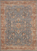 Loloi Century CQ-08 Grey/Terracotta Area Rug main image