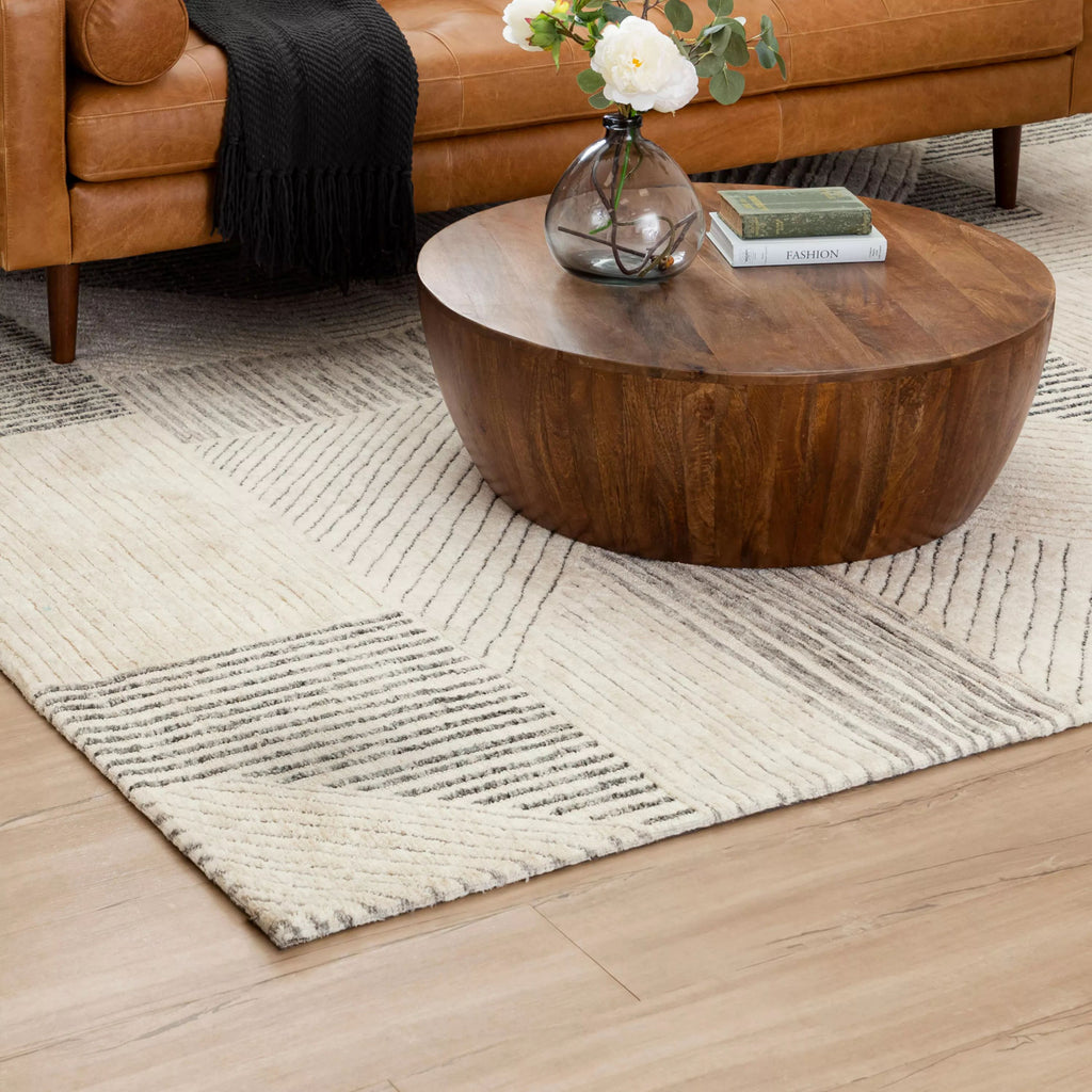 Karastan Bowen Central Valley Tan Area Rug by Drew and Jonathan Lifestyle Image Feature