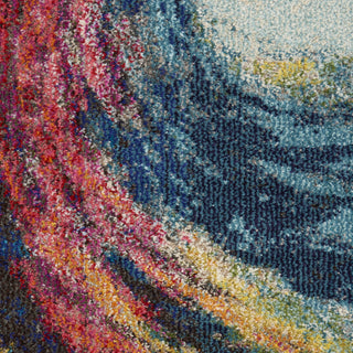 Nourison Celestial CES07 Wave Area Rug Close Up