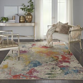 Celestial CES12 Ivory/Multicolor Area Rug by Nourison