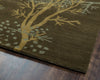 Rizzy Craft CF0812 Brown Area Rug Corner Shot