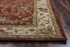 Rizzy Craft CF0816 Red Area Rug Edge Shot