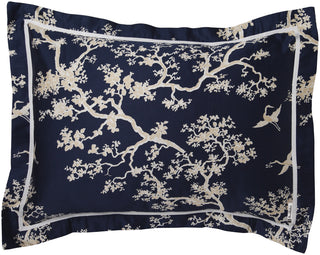 Surya The Crane CFB-2000 Blue Bedding by Florence Broadhurst 