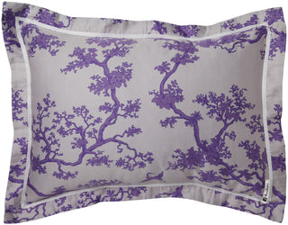 Surya The Crane CFB-2001 Purple Bedding by Florence Broadhurst 