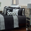 Rizzy BT1282 Houndstooth Black Bedding Lifestyle Image