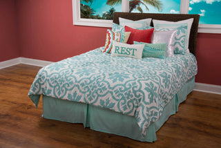 Rizzy BT1327 Matilda Teal Bedding main image