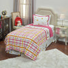 Rizzy BT1490 Punk Rock Animal Plaid White Bedding Lifestyle Image