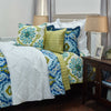 Rizzy BT1608 Seaglass Blue Bedding Lifestyle Image