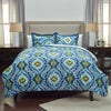 Rizzy BT1608 Seaglass Blue Bedding Lifestyle Image