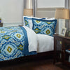 Rizzy BT1608 Seaglass Blue Bedding Lifestyle Image