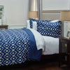 Rizzy BT3002 Kalaloo Indigo Natural Bedding Lifestyle Image
