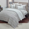 Rizzy BT3085 Kalaloo Taupe Natural Bedding Lifestyle Image Feature