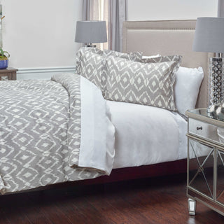 Rizzy BT3085 Kalaloo Taupe Natural Bedding Lifestyle Image