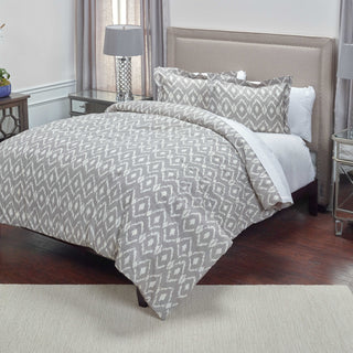 Rizzy BT3085 Kalaloo Taupe Natural Bedding Lifestyle Image