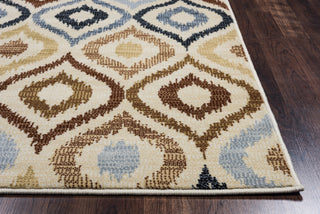 Rizzy Carrington CG4800 Ivory Area Rug Edge Shot