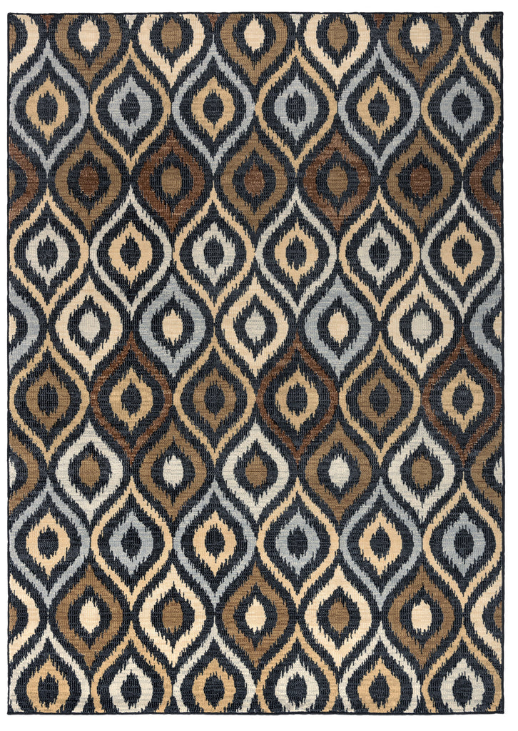 Rizzy Carrington CG4801 Black Area Rug