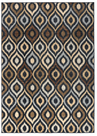 Rizzy Carrington CG4801 Black Area Rug